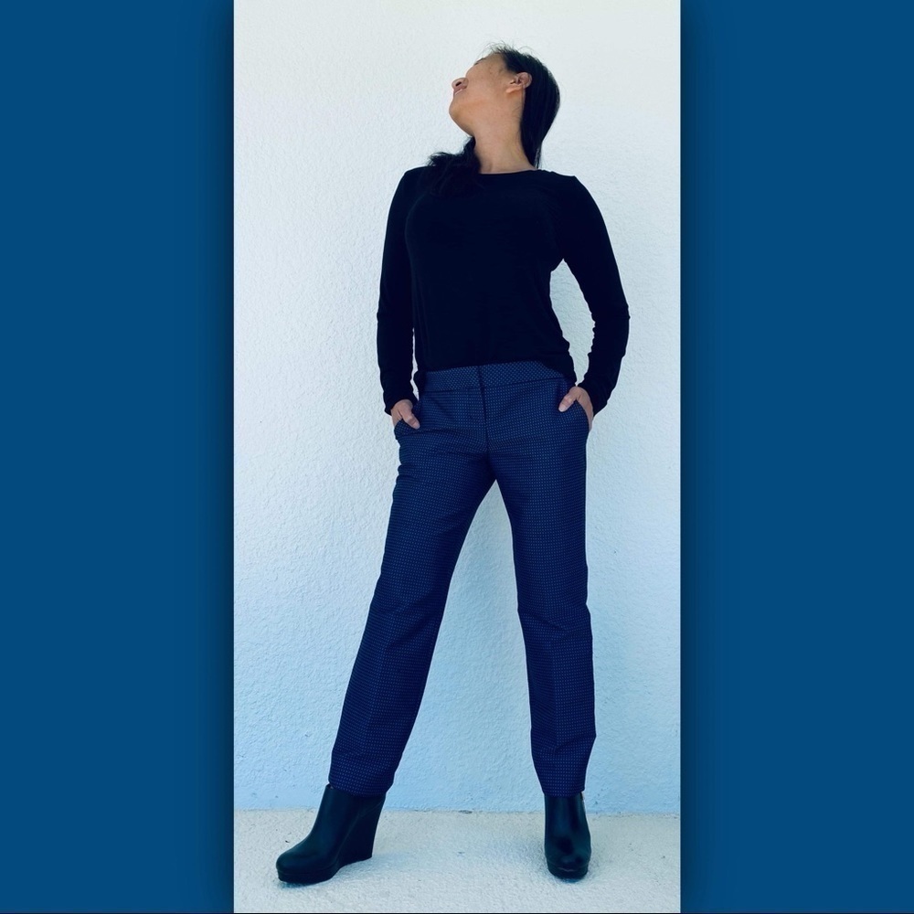 EXPRESS size 2 Work Pants Blue and Black